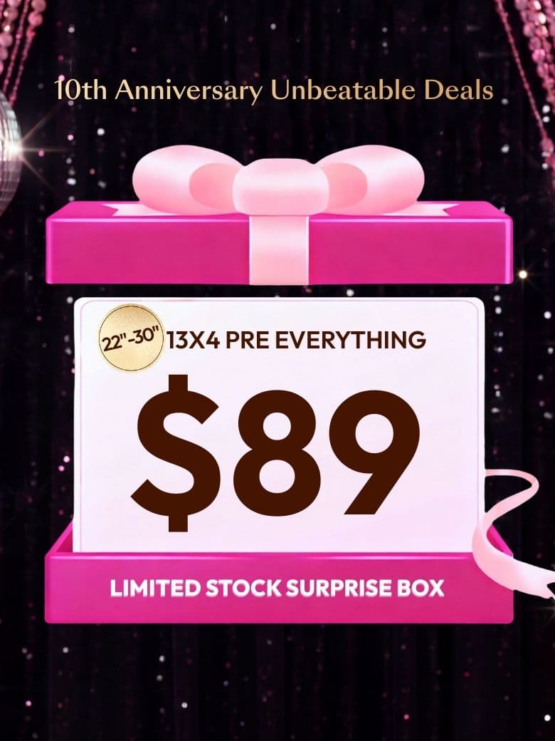 UNICE $89 Surprise Box Randomly Get 22''-30'' 13x4 Pre Everything Wigs Value $329-$499