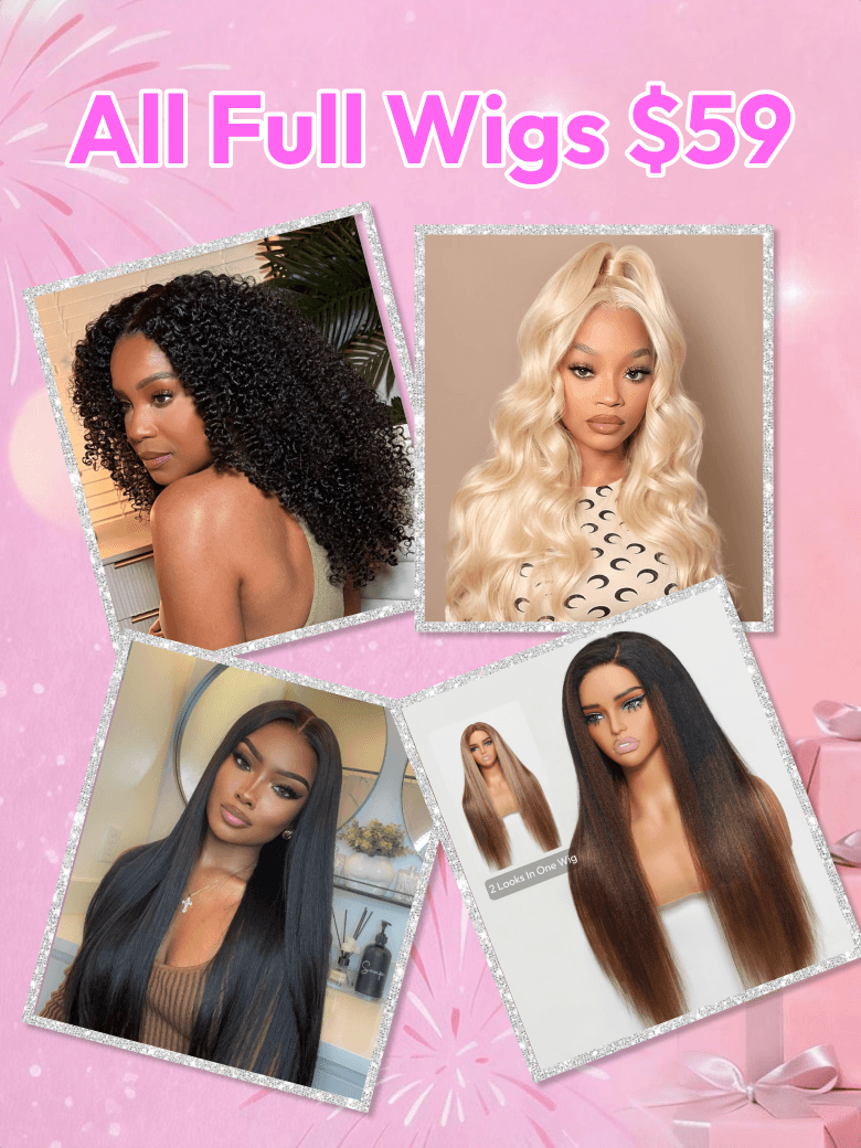 High 200%/ 250%/ 180% Density Lace Wigs Collection & HD 13x4 Front Lace Included