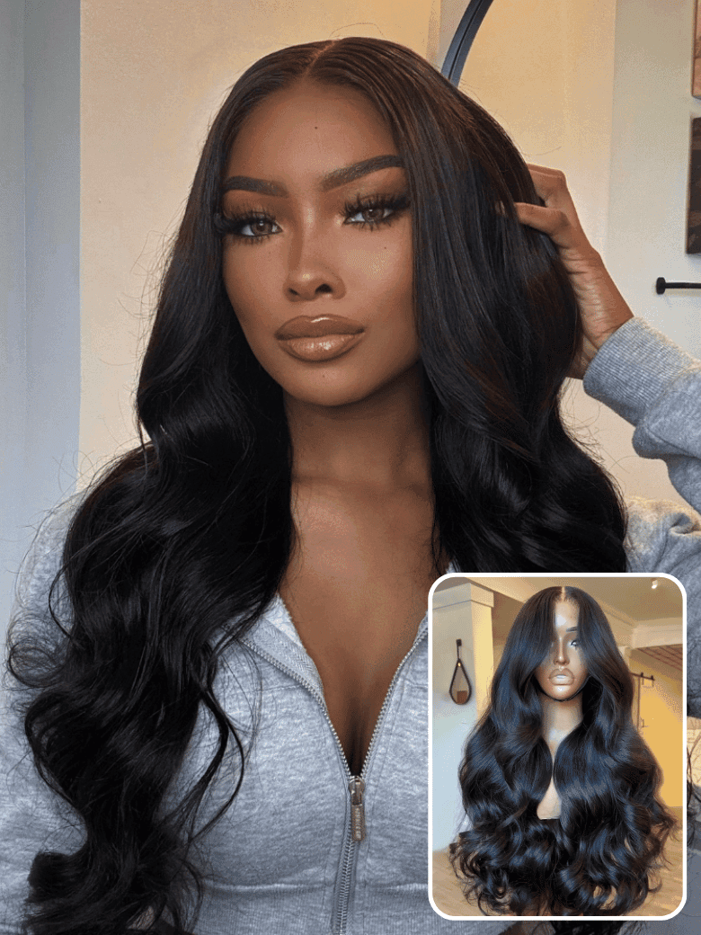 [Free Wig For All Length] 13x4 HD Lace Pre-Everything™ Body Wave Wig – Pull & Go Fit Ear-to-Ear with Invisi Drawstring